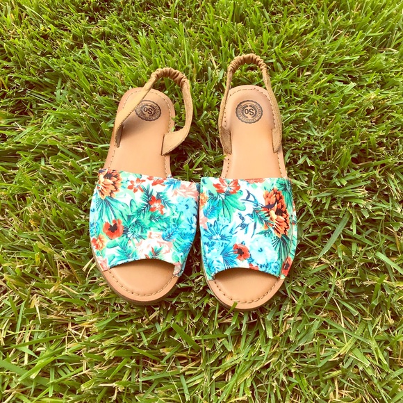SO Shoes - Floral Sandals